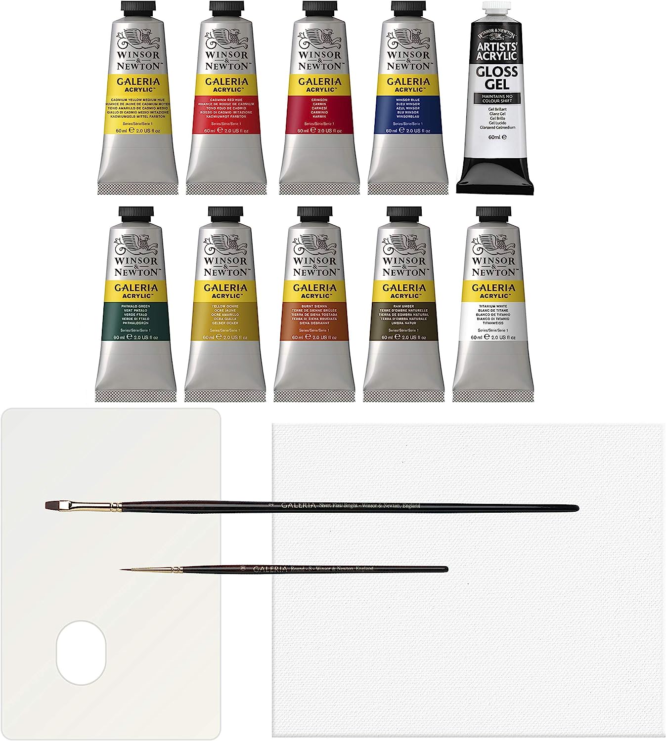 Winsor & Newton Galeria Acrylic Paint, 10 x 60ml (2-oz), Complete 14 Piece Set - Image 5